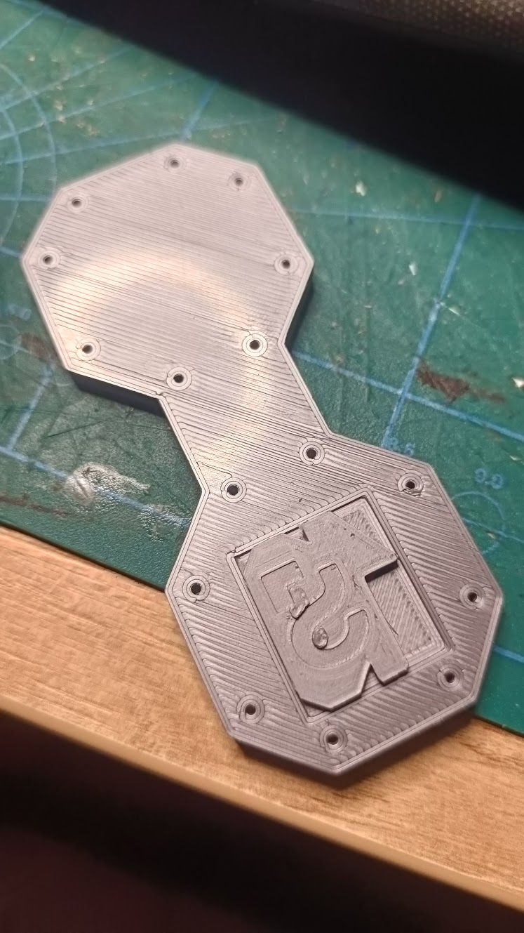 Leather template - Keychain (with changable logos)