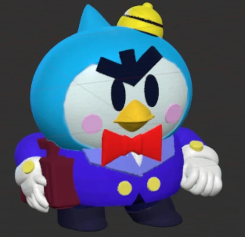 Mister P Brawl Stars by Marcel Nóbrega Download free STL model Mister P Brawl Stars by Marcel Nóbrega Download free STL model