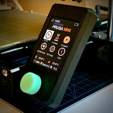 Stubby Remix of Mini / i3 LCD Knurled Knob