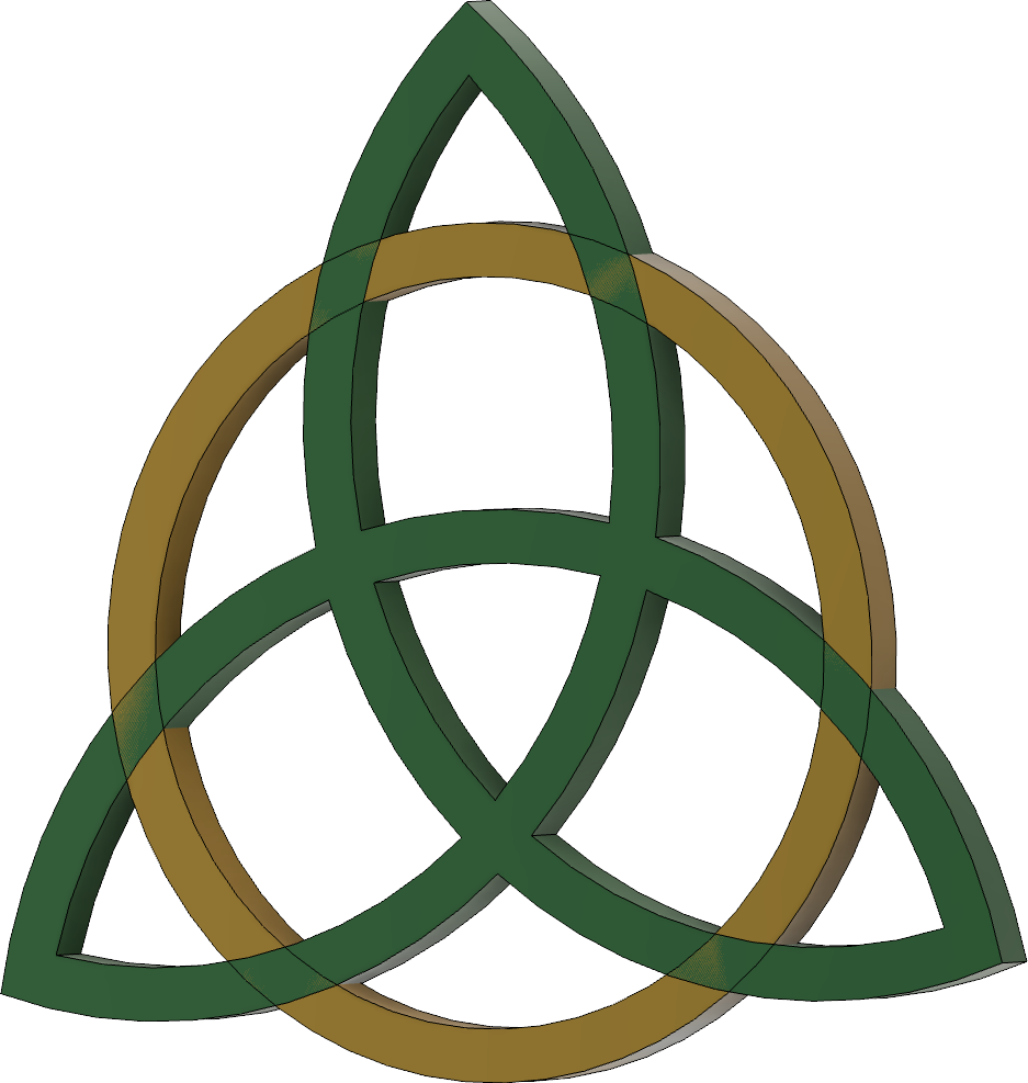 Celtic Knot Triquertra by Ty | Download free STL model | Printables.com