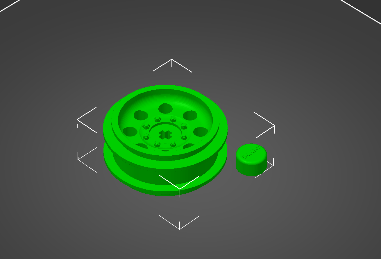 MAN like Lego Technic (Arocs) Rims