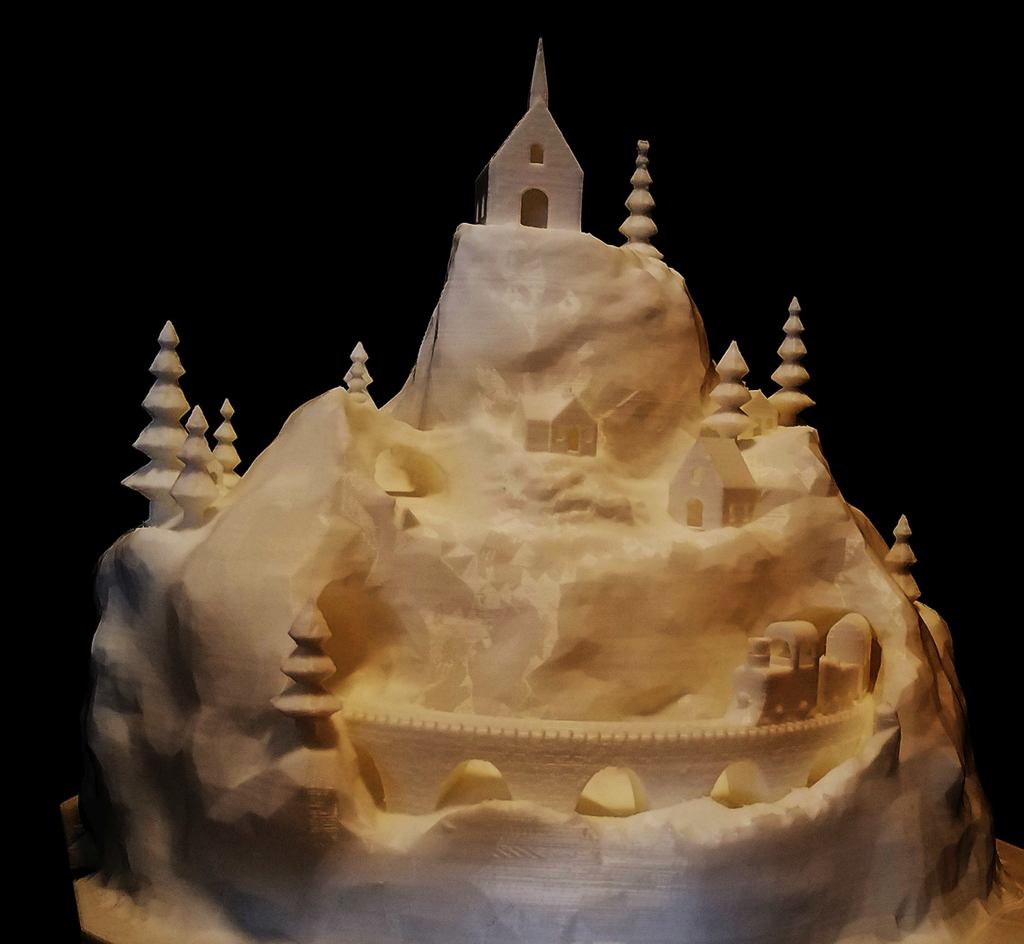 Free gift to all Solar Christmas village 2018