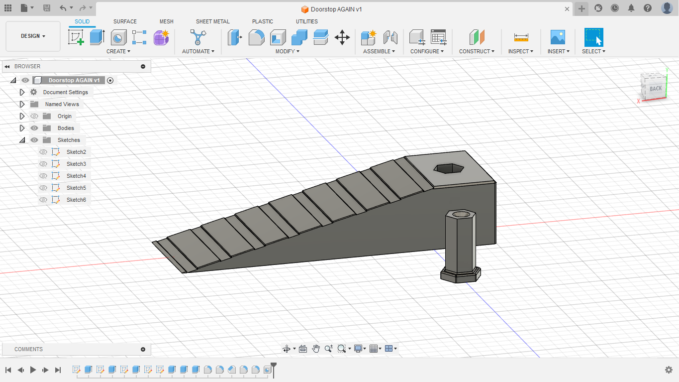 Floor mountable doorstop by Modular_stupidity Download free STL model