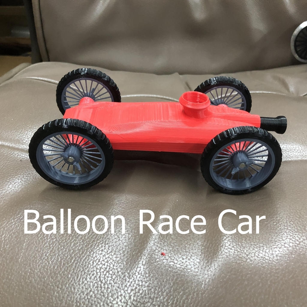 Ballon race car TPU tires 5mm axel