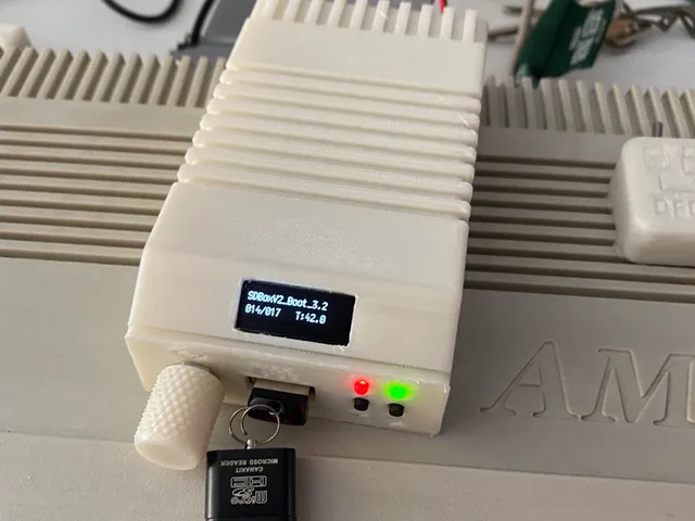 External Gotek Mini Case for Amiga