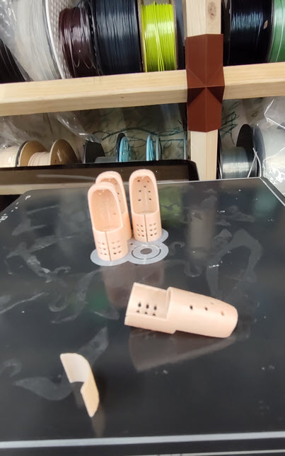 Miniatura 5 do modelo 3D FInger splint - no support