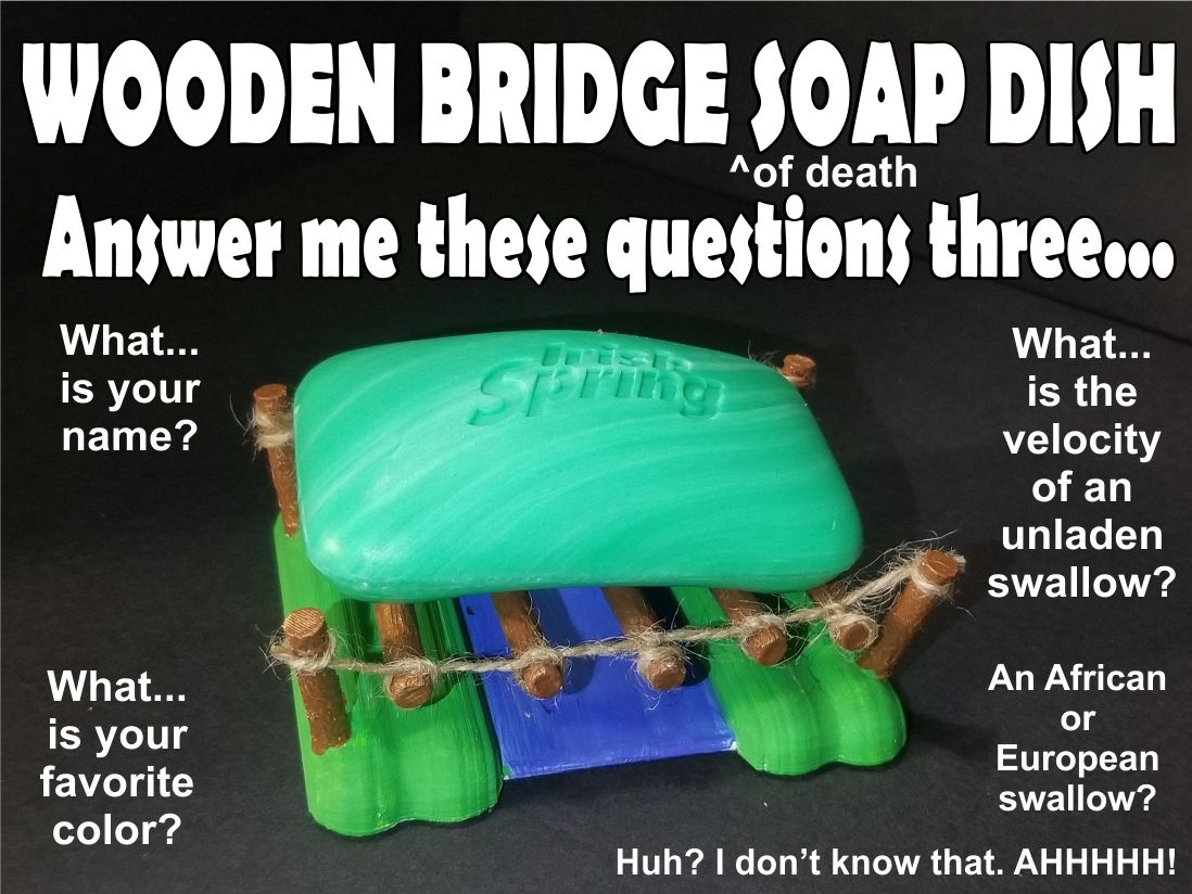Wooden Bridge Soap Dish