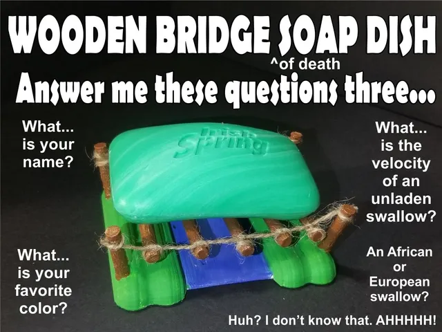 Wooden Bridge Soap Dish