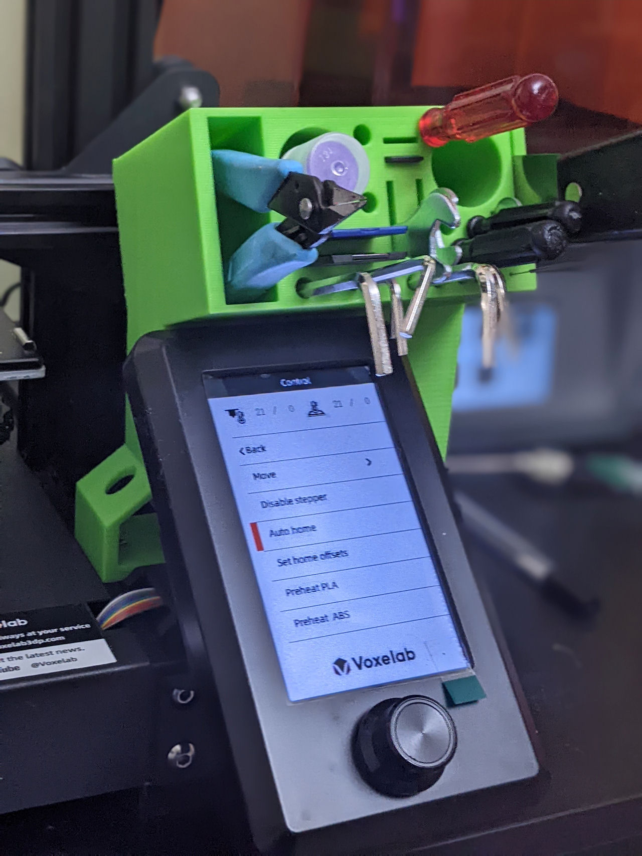 Voxelab Aquila D1, Pro, S2,S3,X2 and X3 Tool holder REDESIGN by