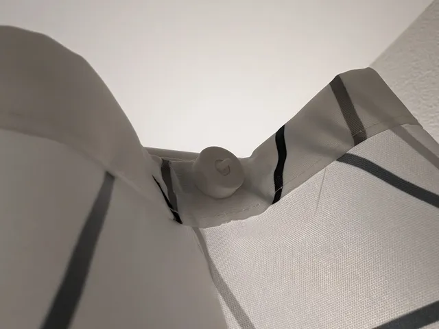 Snap-On shower curtain hooks replacement