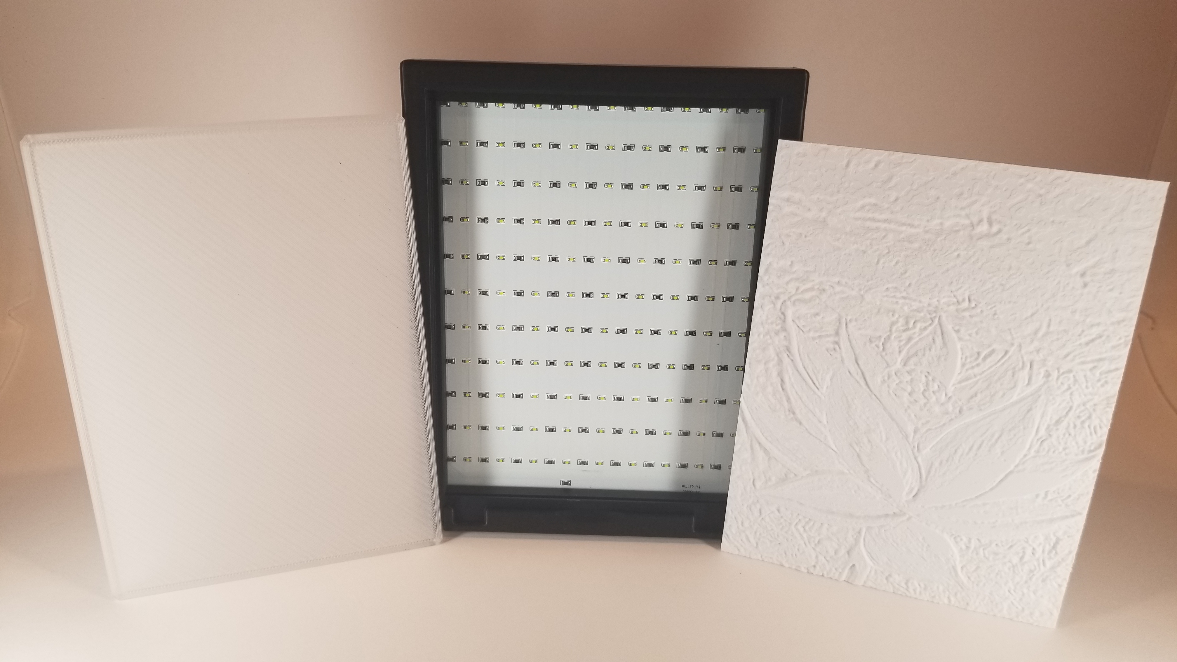 Bambu Lithophane Frame Remix - No Logo + Diffuser Plate Locks