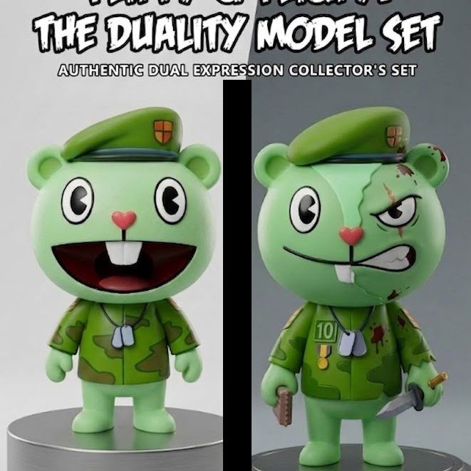 Happy Tree Friends | Flippy & Flippy – The Duality Set by Ezequiel