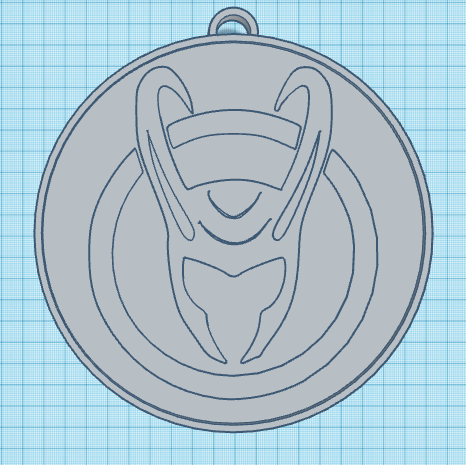 Porte clef logo loki
