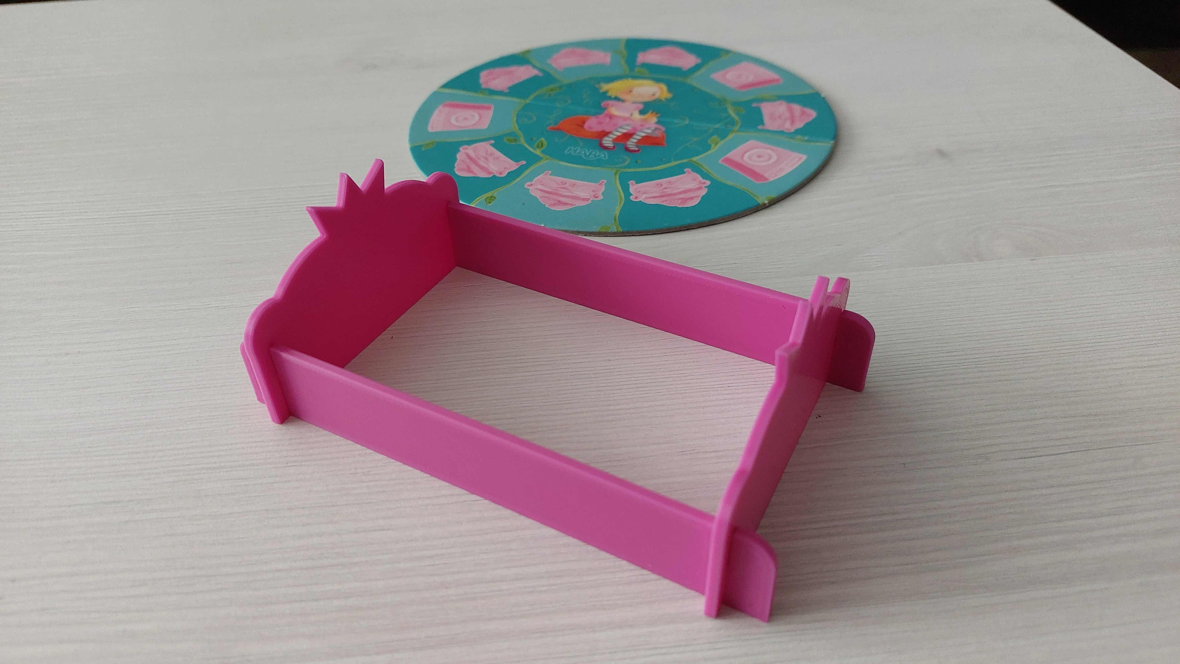 Cama del juego "La princesa y el guisante"