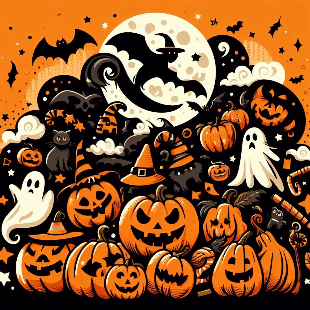Halloween pumpkins - Hueforge