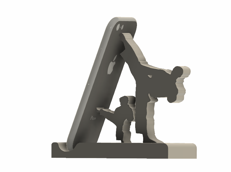 karaté phone stand version 2