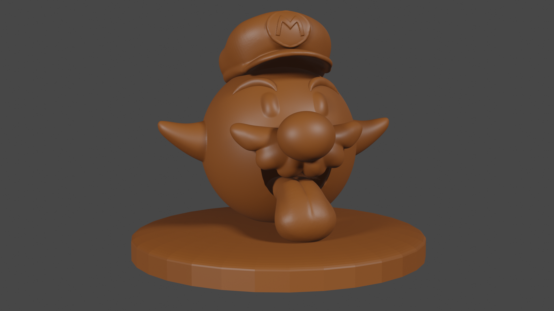 Mario inspired, Boo Mario, Tabletop DnD miniature