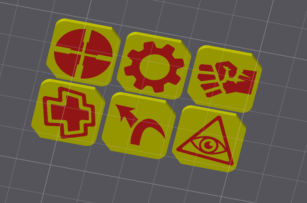 Miniatura 4 do modelo 3D MTAOB: Skill Tokens