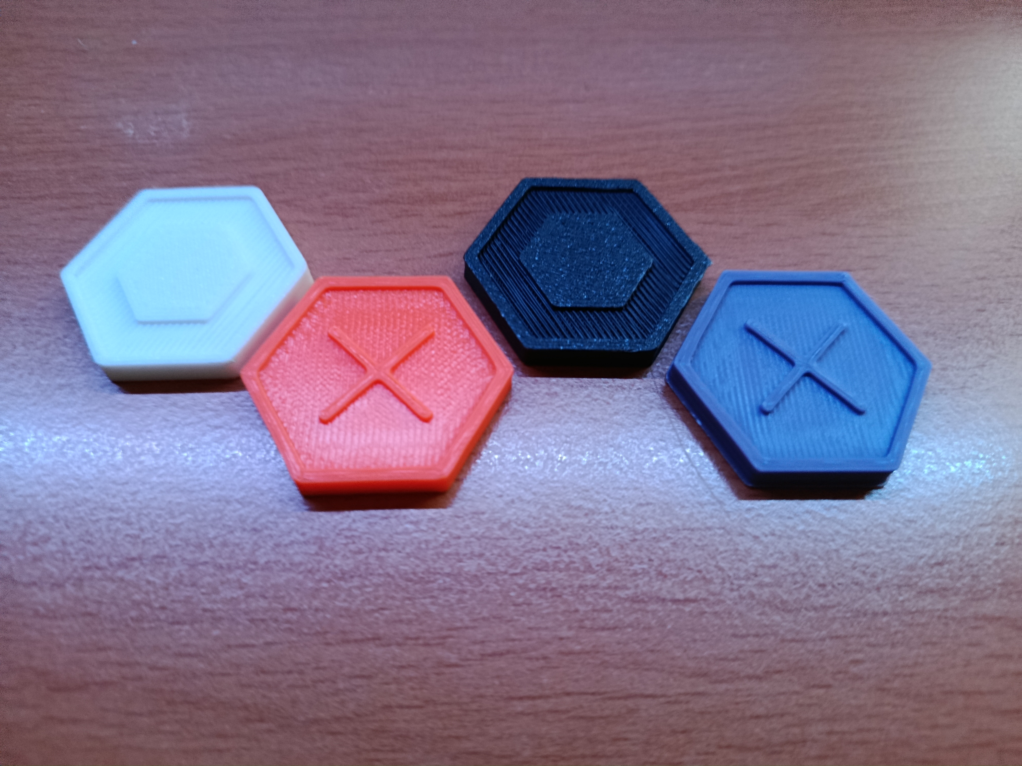 Hexagonal Heads or Tails Coin