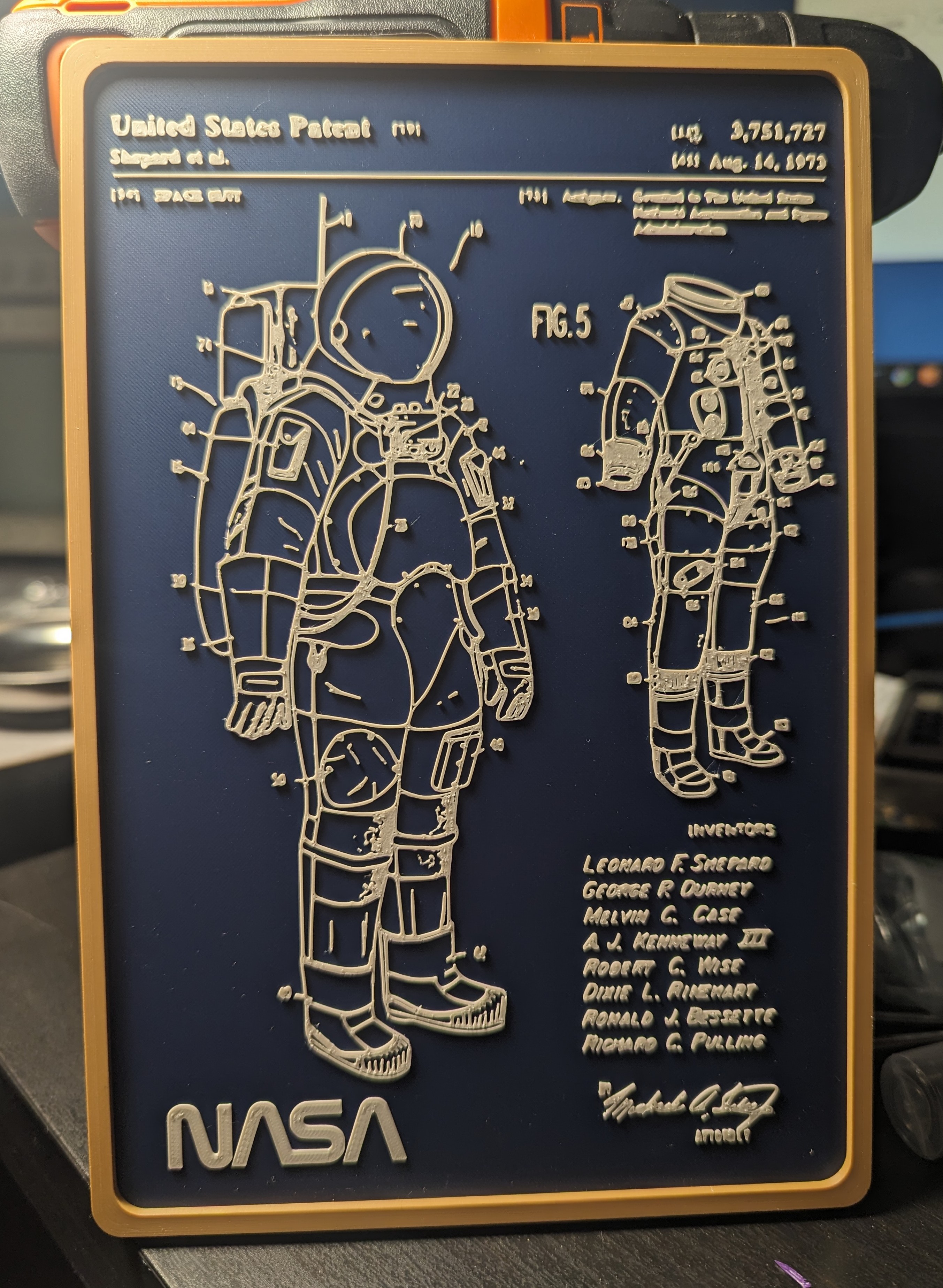 NASA Astronaut/Space Suit Patent Art