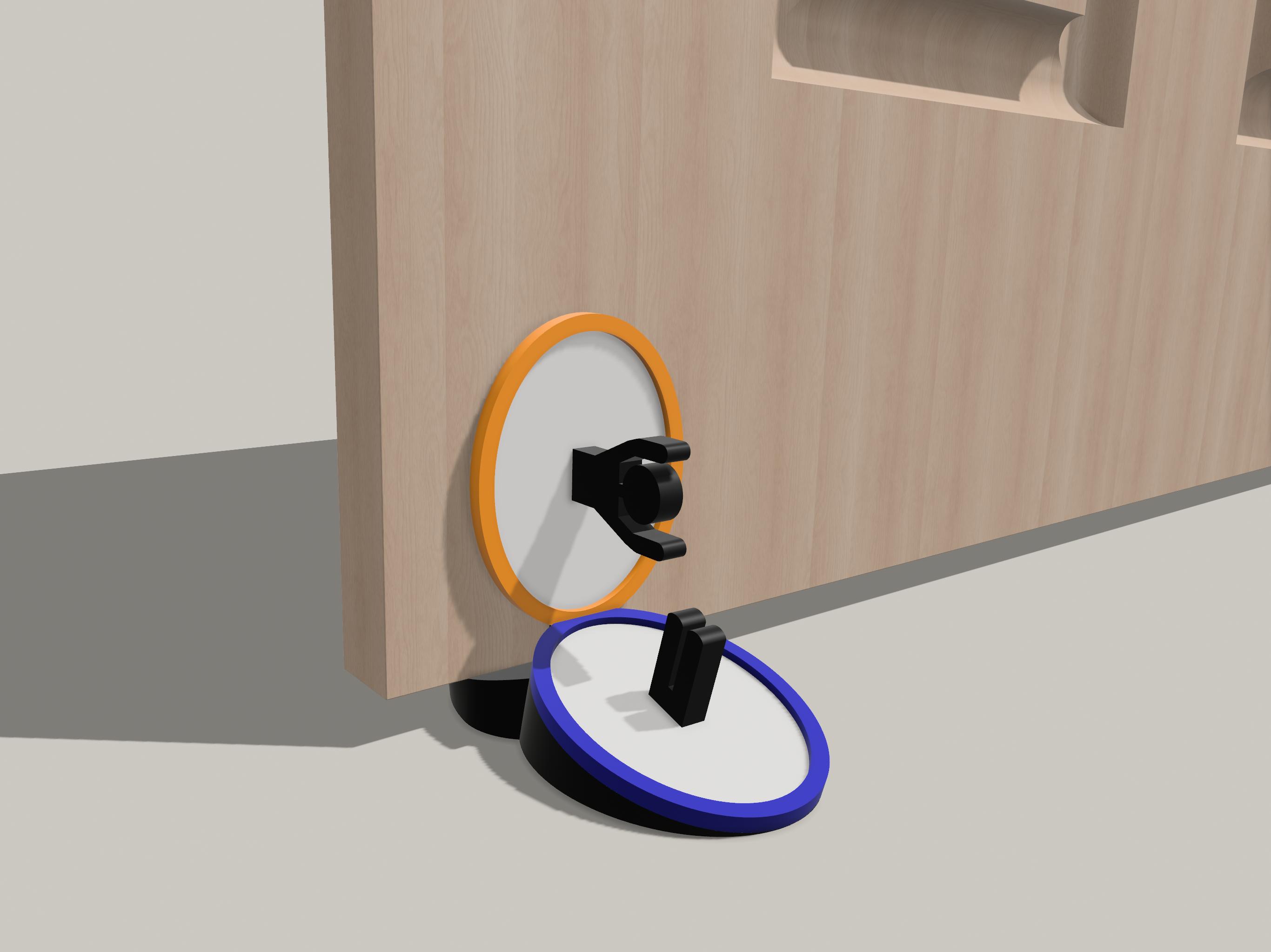 Portal 2 Doorstop v2 (No Supports and TPU Foot)