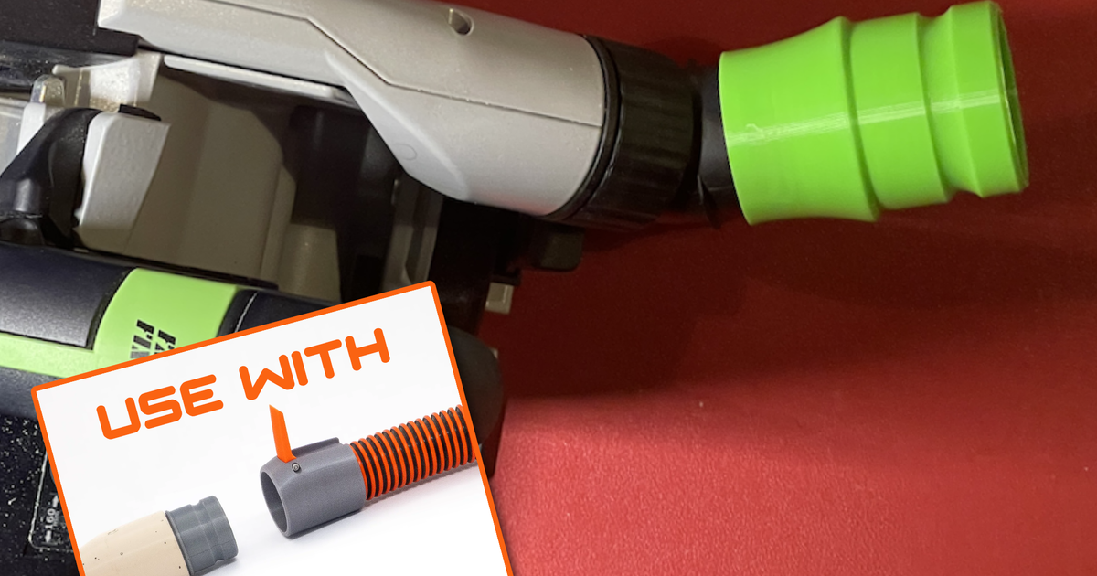 Festool Track Saw (TS55) CAMLOCK Adapter by Tache | Download free STL ...