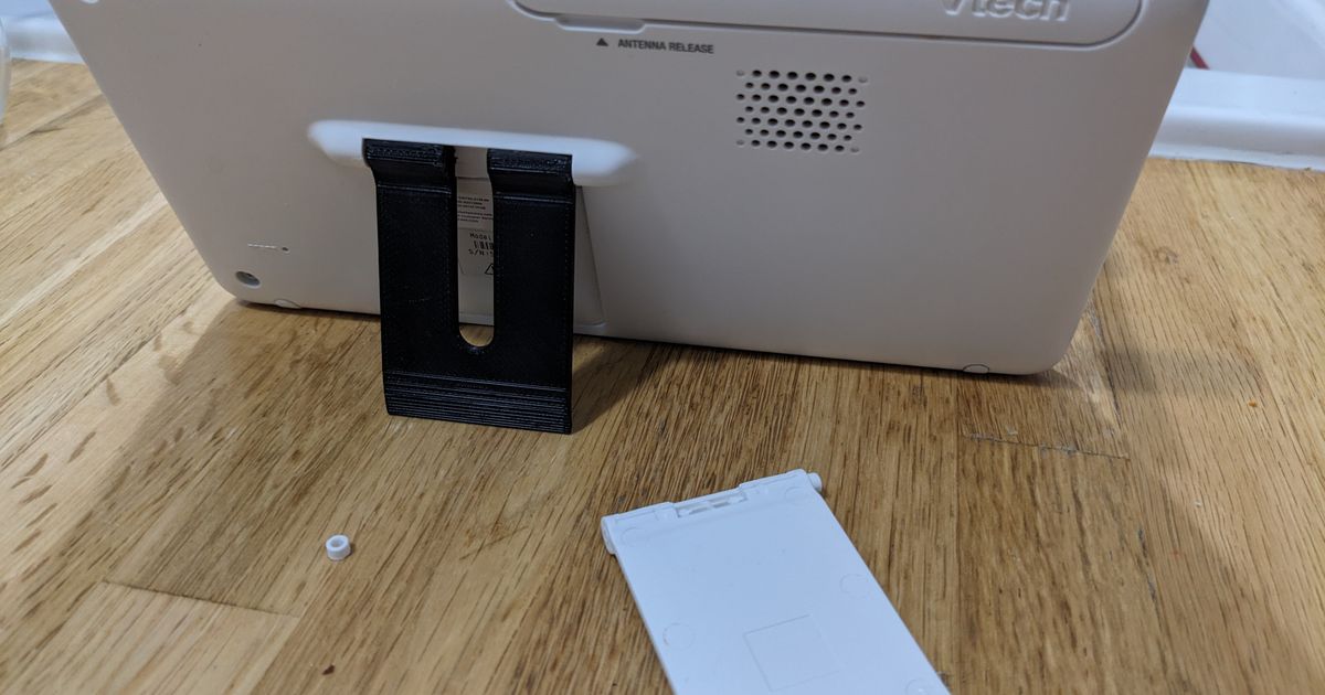 Baby Monitor Kickstand Replacement VTECH VM919HD by BlueThread Download free STL model