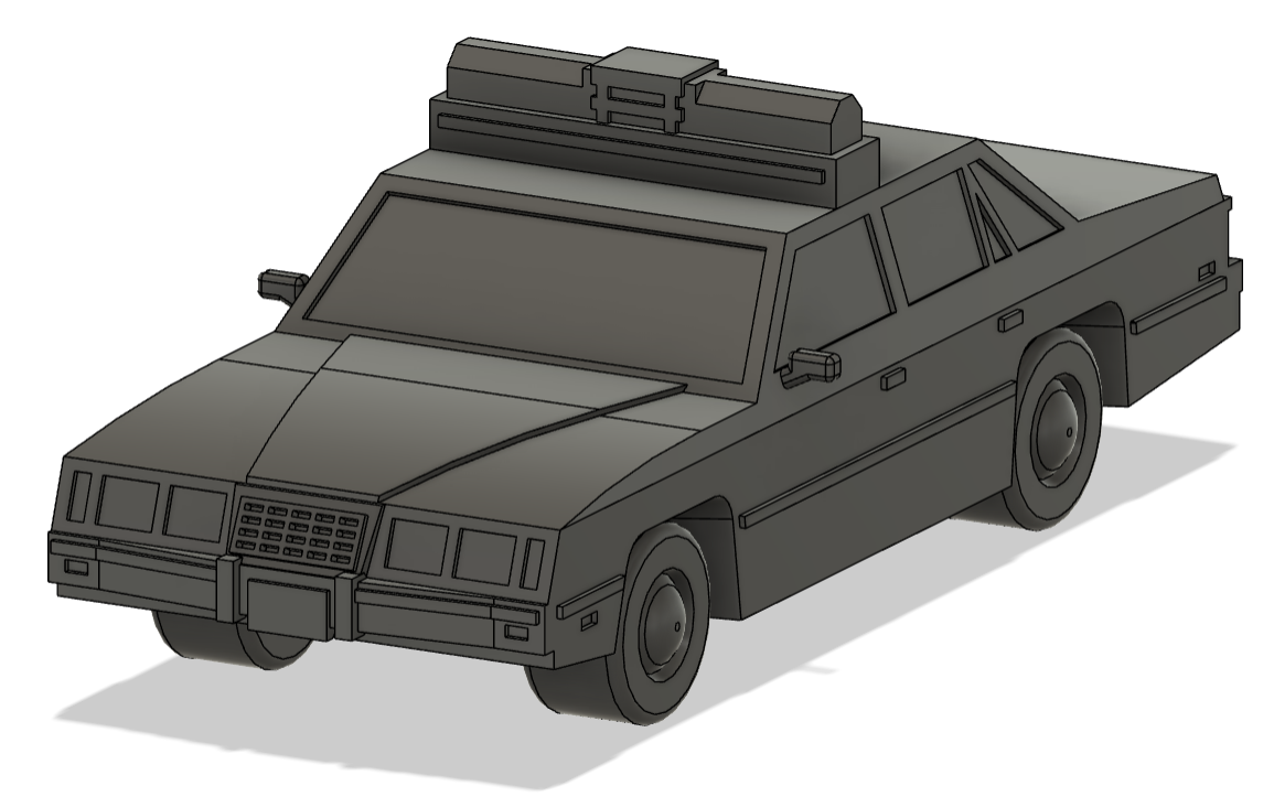 Classic Police Car
