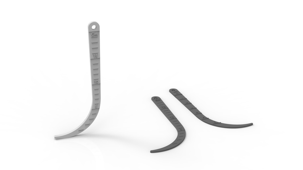 Ice gauge tool for nordic/wild ice skating