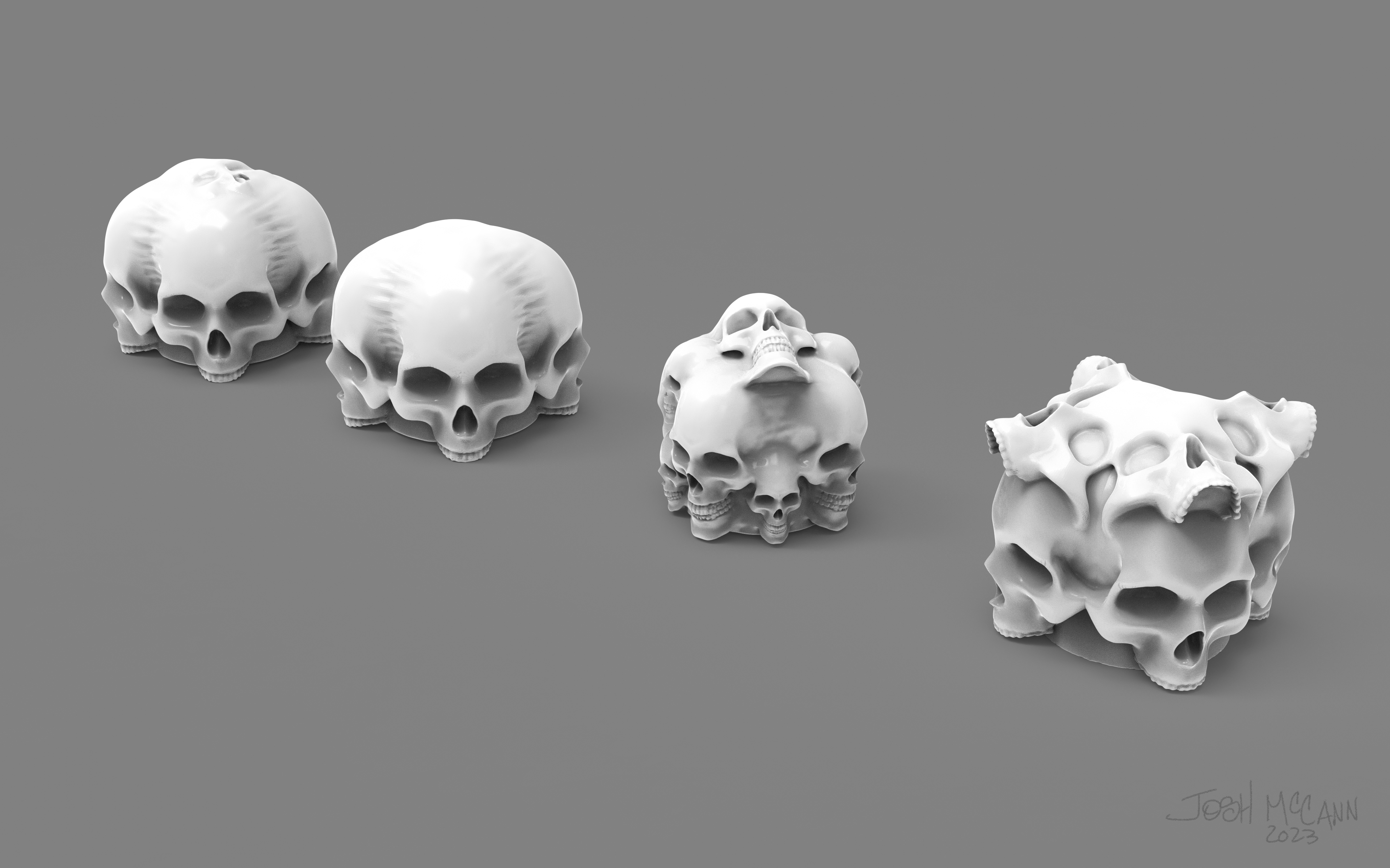 Stratocaster Style Electric Guitar Skull Knobs (require set screw)
