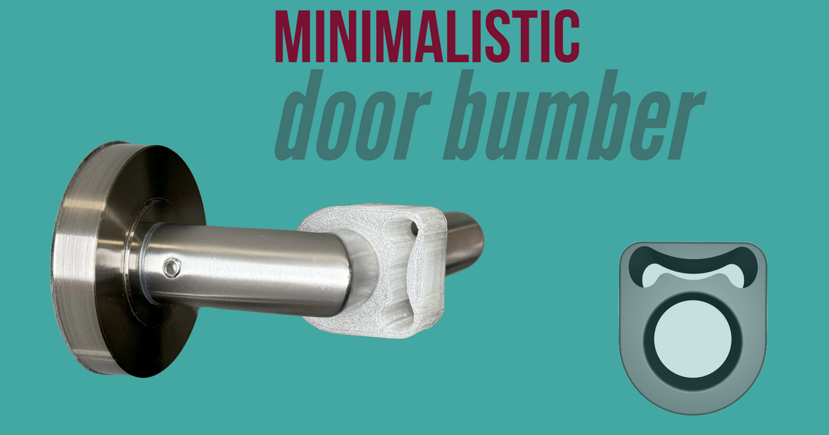 Minimalistic Door Bumper by 3d7r1x Download free STL model