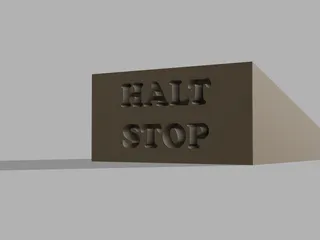 Halt Stop Door stopper by Lion