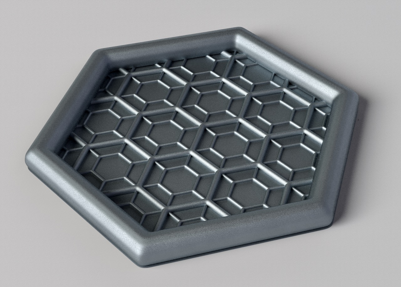 Hexagonal Recursion Coaster