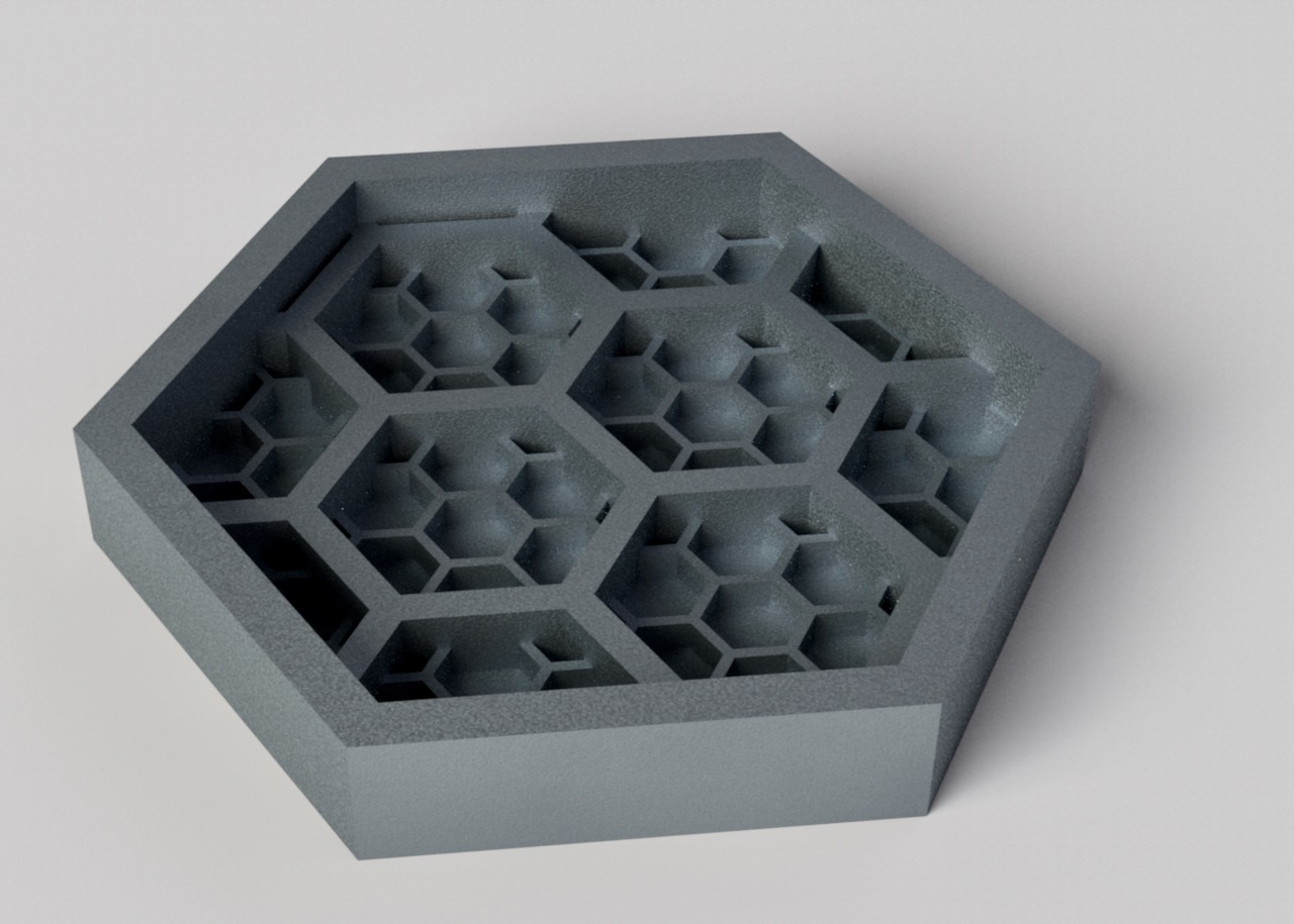 Hexagonal Recursion Coaster — miniatura 2