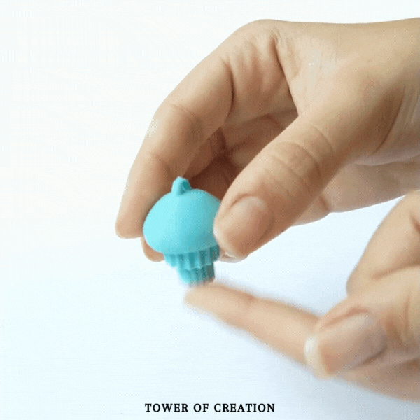 JELLYFISH FIDGET TOY - KEYCHAIN - PRINT IN PLACE 3D model thumbnail