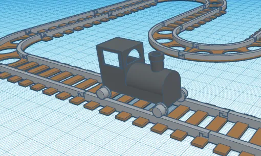 Model Train For Kids by tommmie20000 Download free STL model