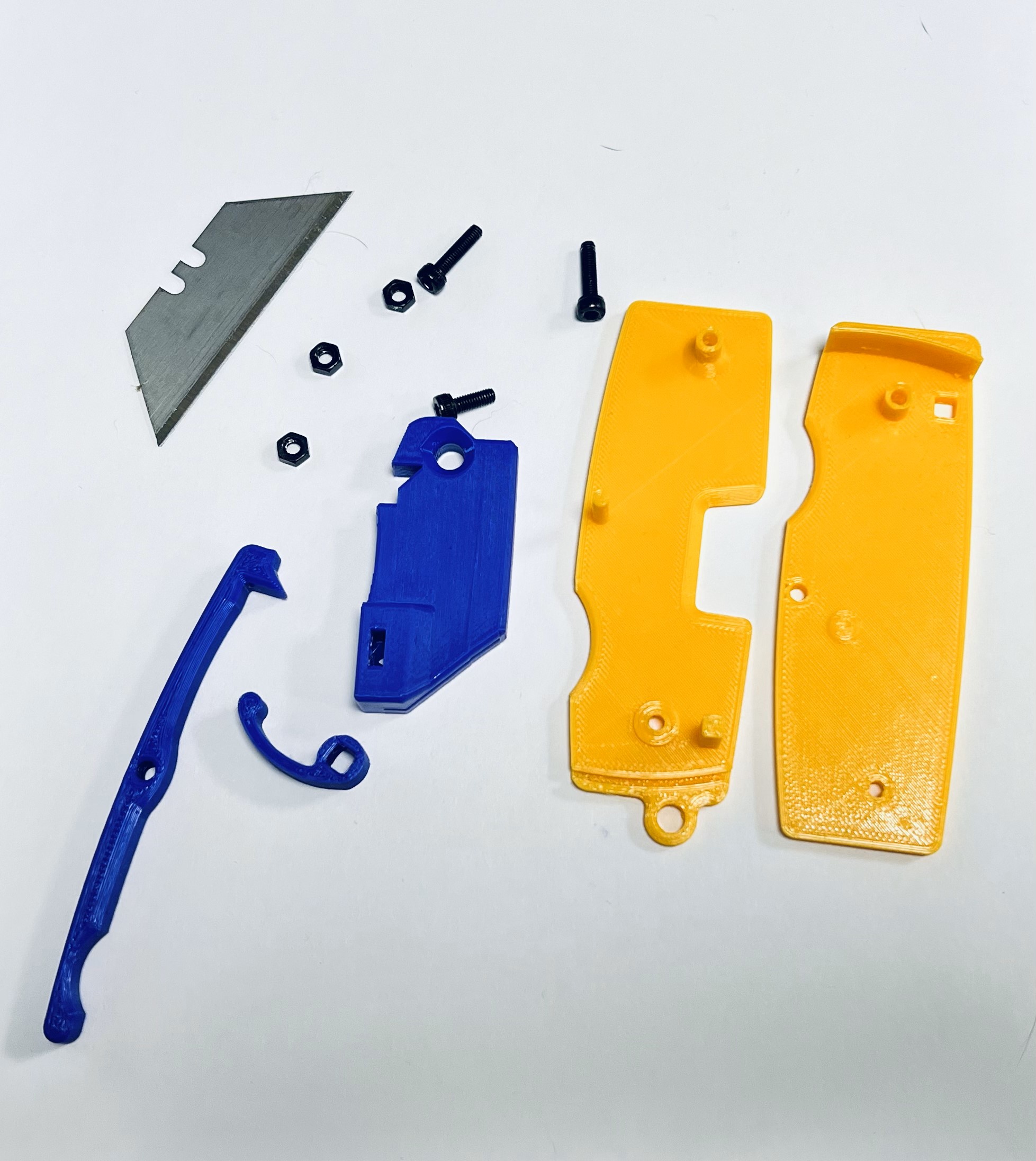 Folding Utility Blade by 3DxDT | Download free STL model | Printables.com