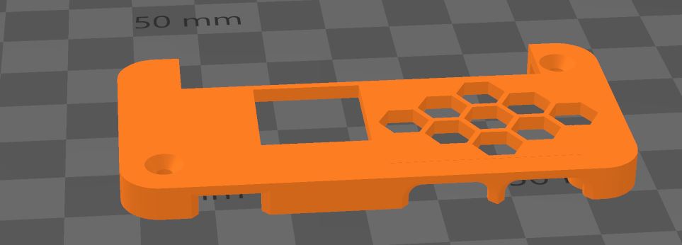 Radxa zero case top honeycomb