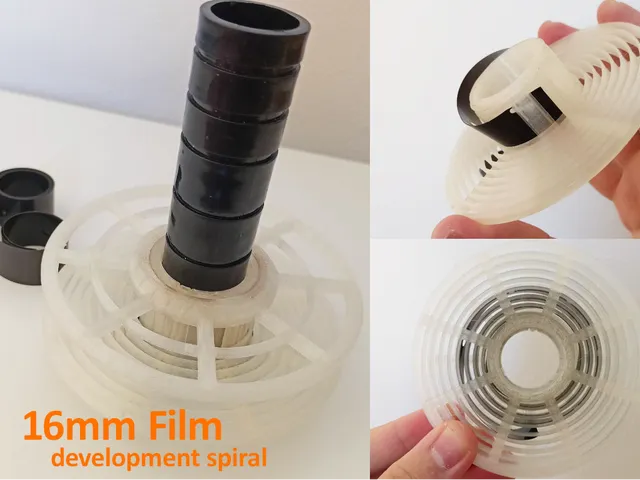 16mm 110 film development spiral