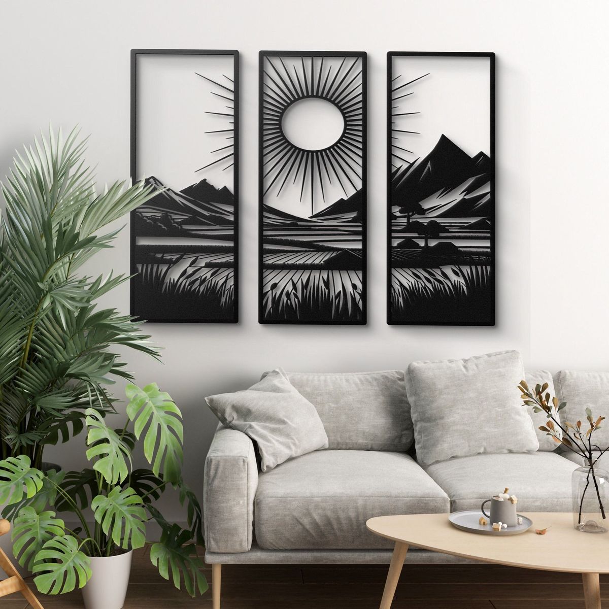 WallArt Nature Landscape Mountains