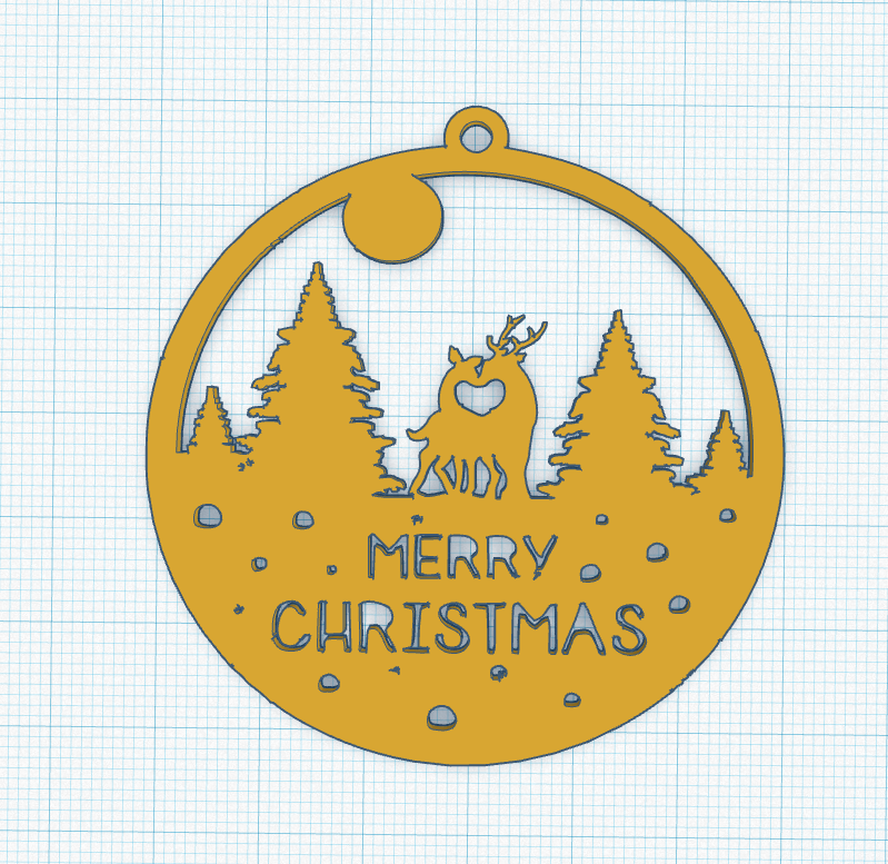 Merry Christmas Ornament