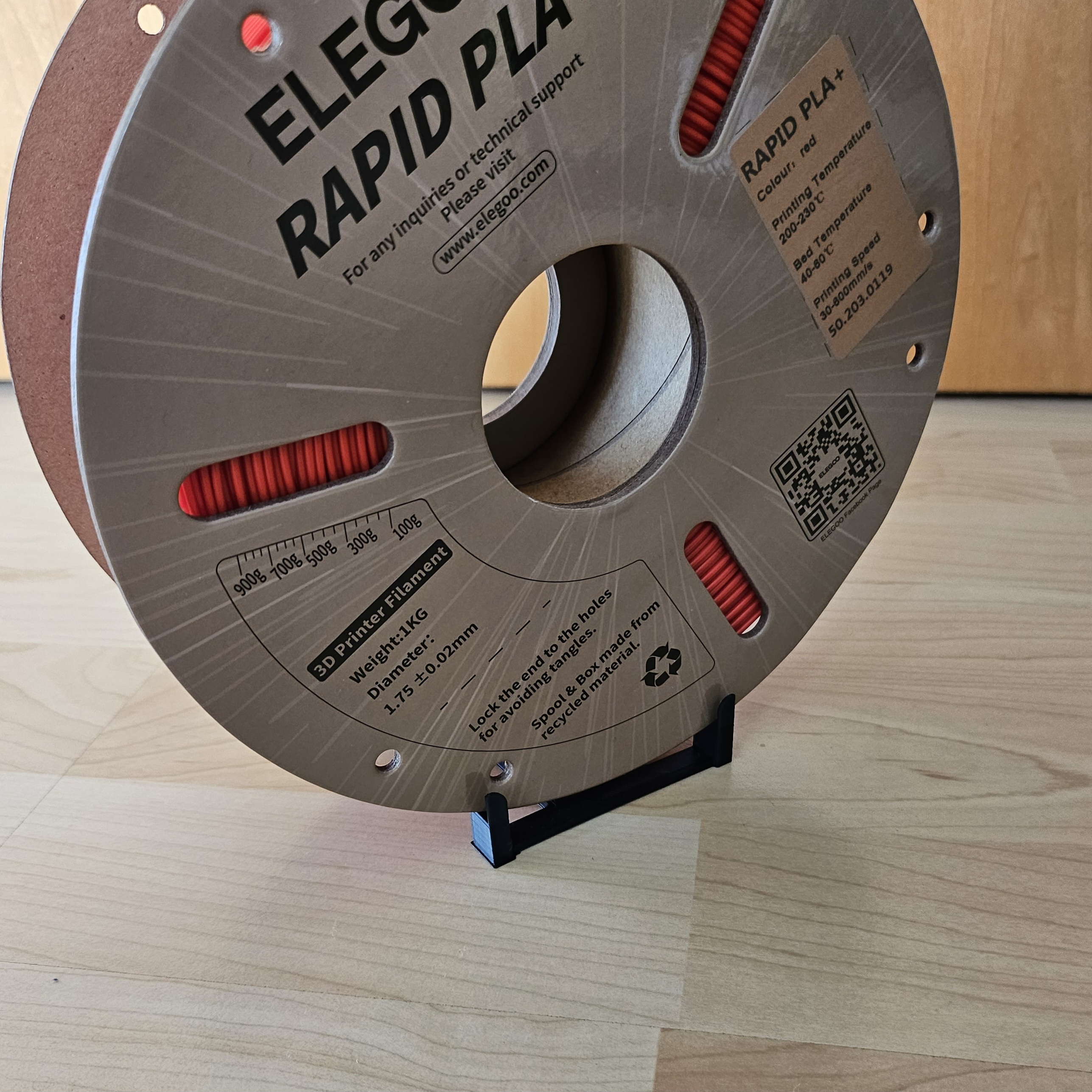 Miniatura 2 do modelo 3D Compact Spool Holder for Storage