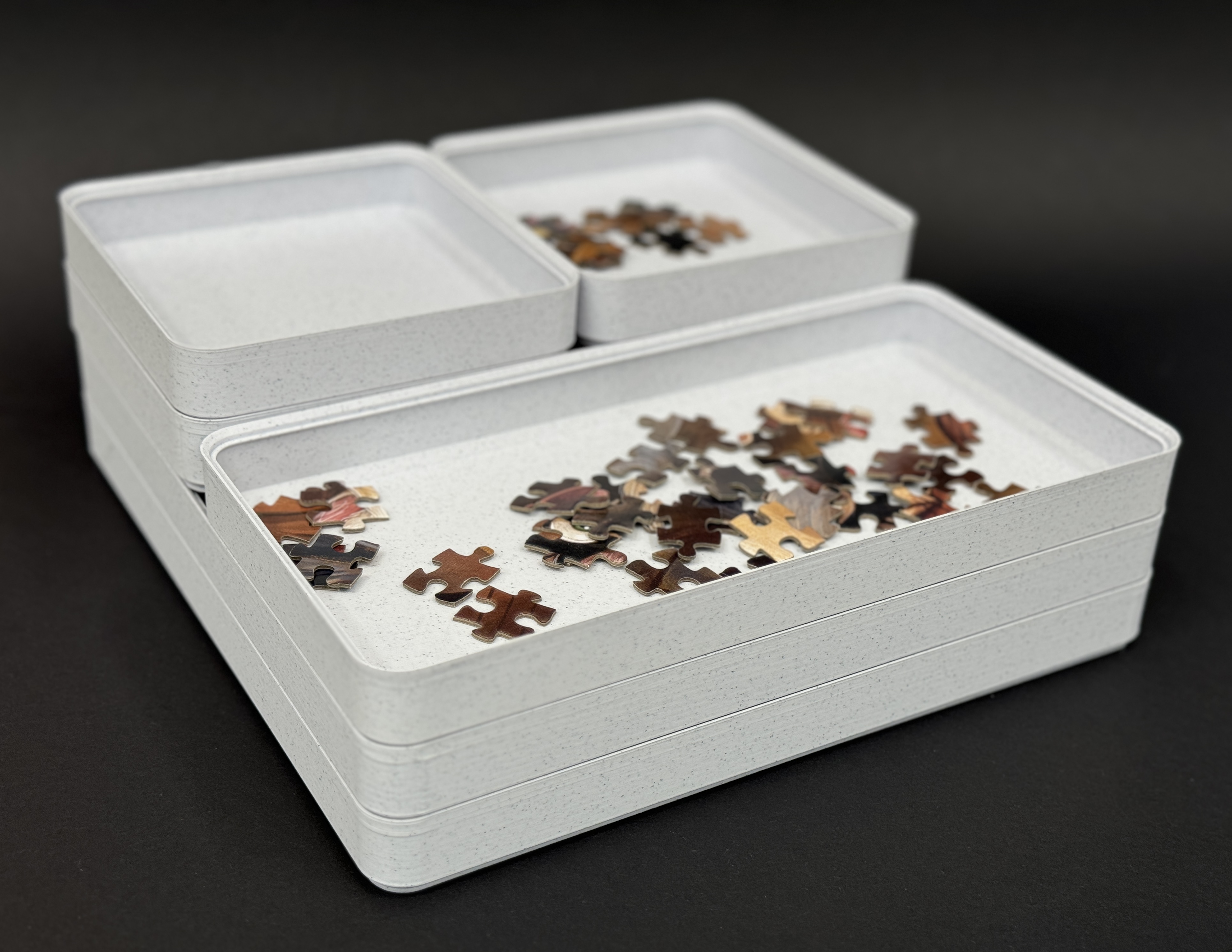 Stackable Sorting Trays in 3 Sizes by Hollingsworth Design Download