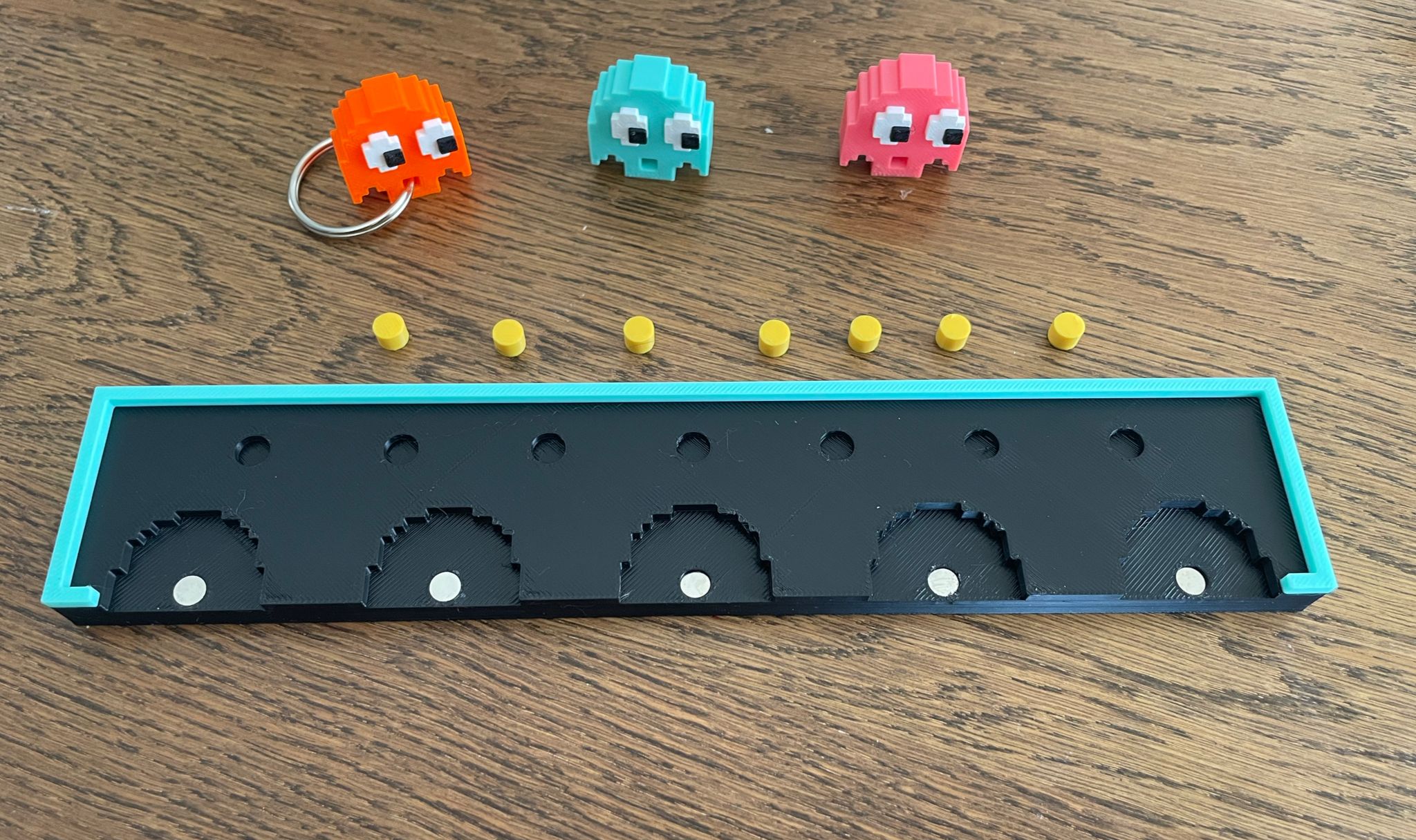 portachiavi magnetico fantasmi pacman