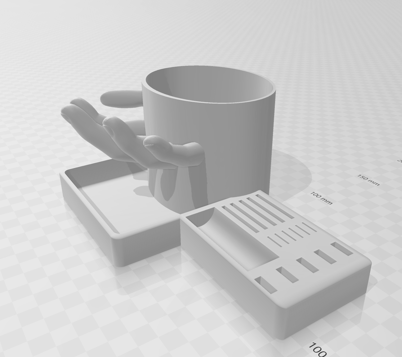 Pen Holder with sd cards and usb base