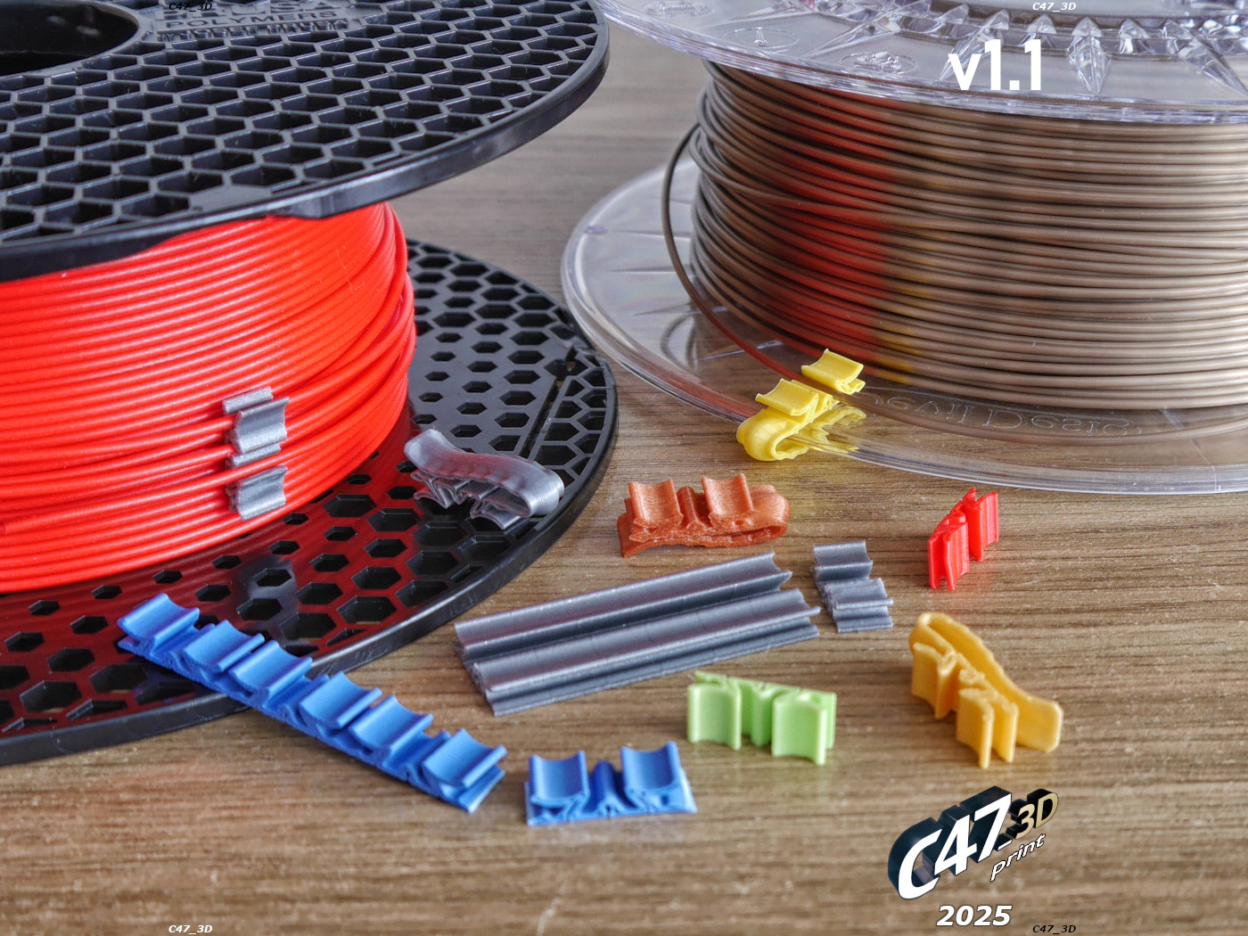 Miniatura 5 do modelo 3D Mini Filament Clip