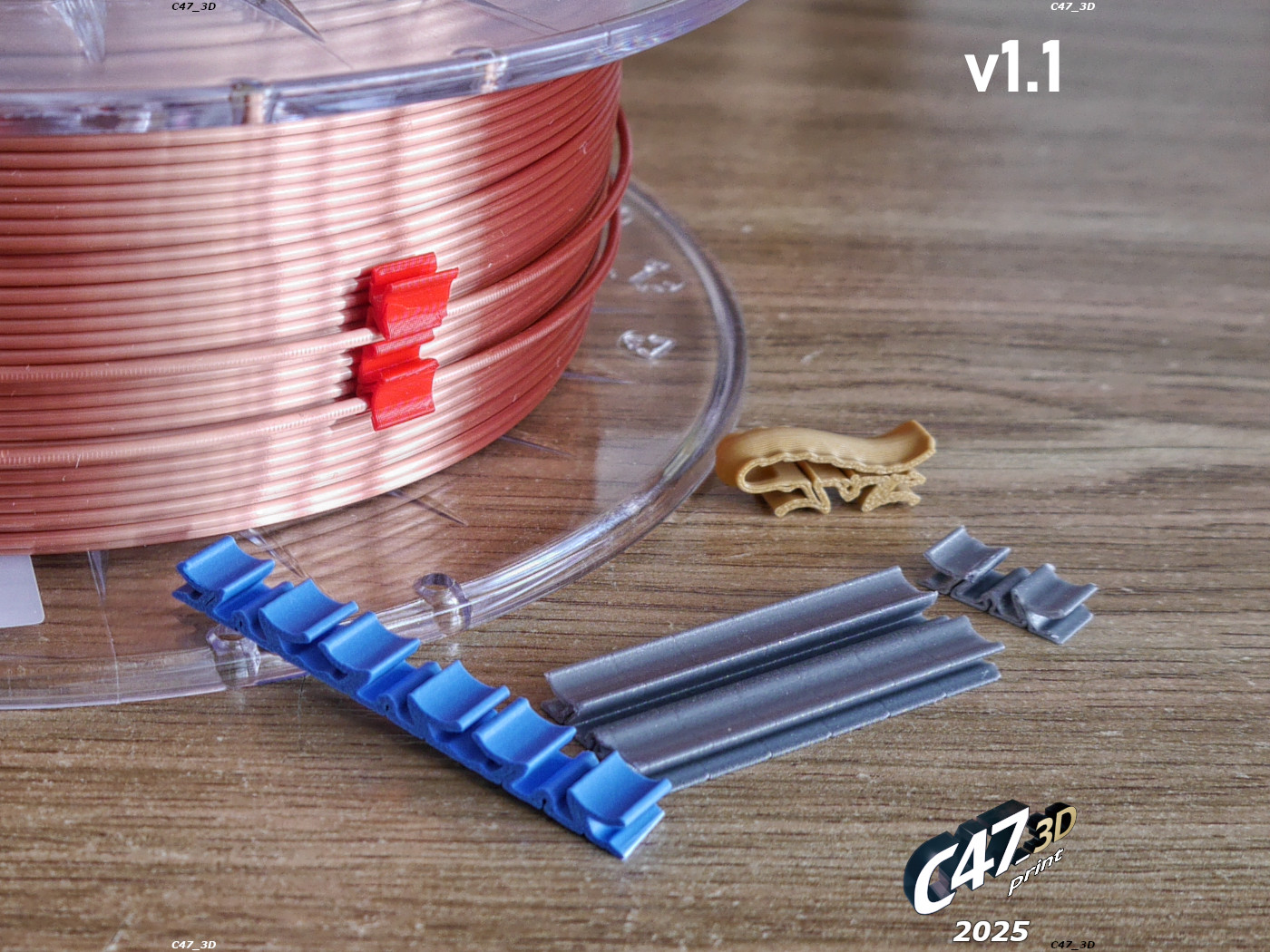 Miniatura 2 do modelo 3D Mini Filament Clip