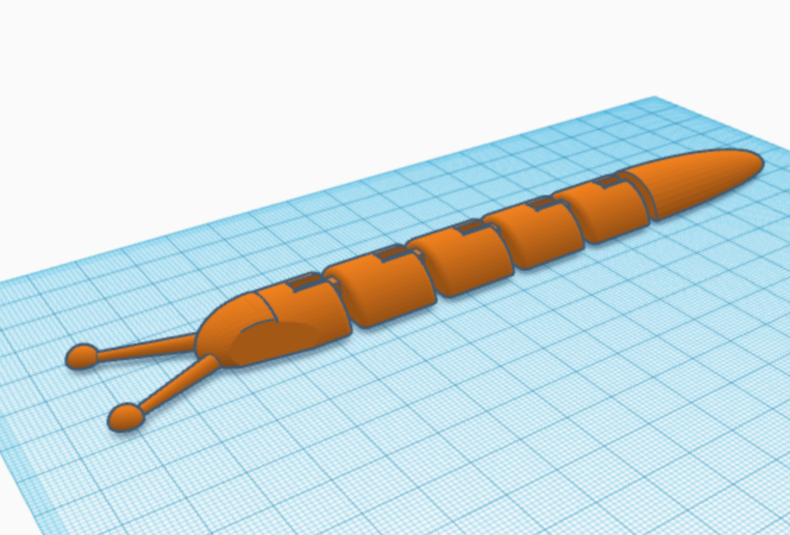 Miniatura 6 do modelo 3D articulated slug