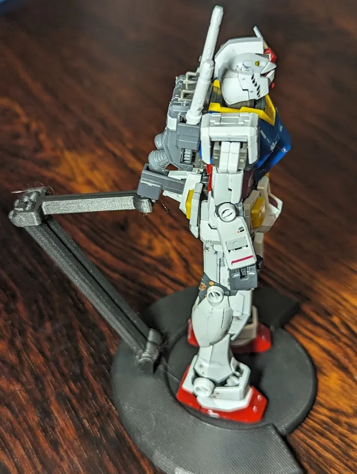 Lucky 13 Display base adaptor for Gunpla by JoLam_Maker, Download free STL  model