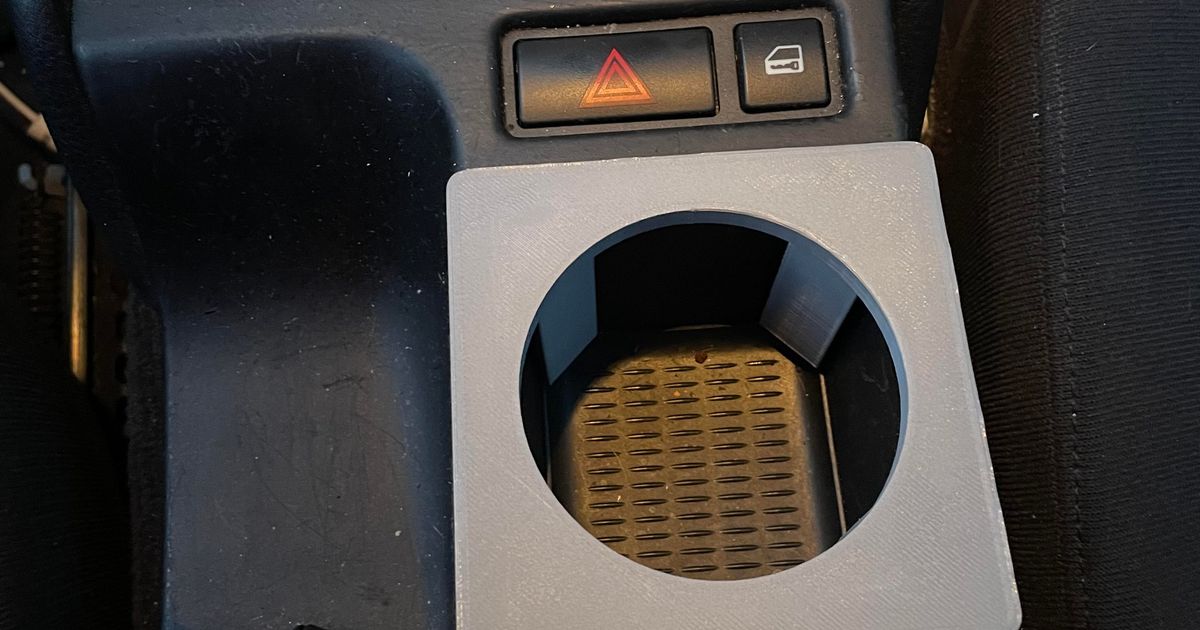 BMW 3 E46 CUP HOLDER by 66garage Download free STL model